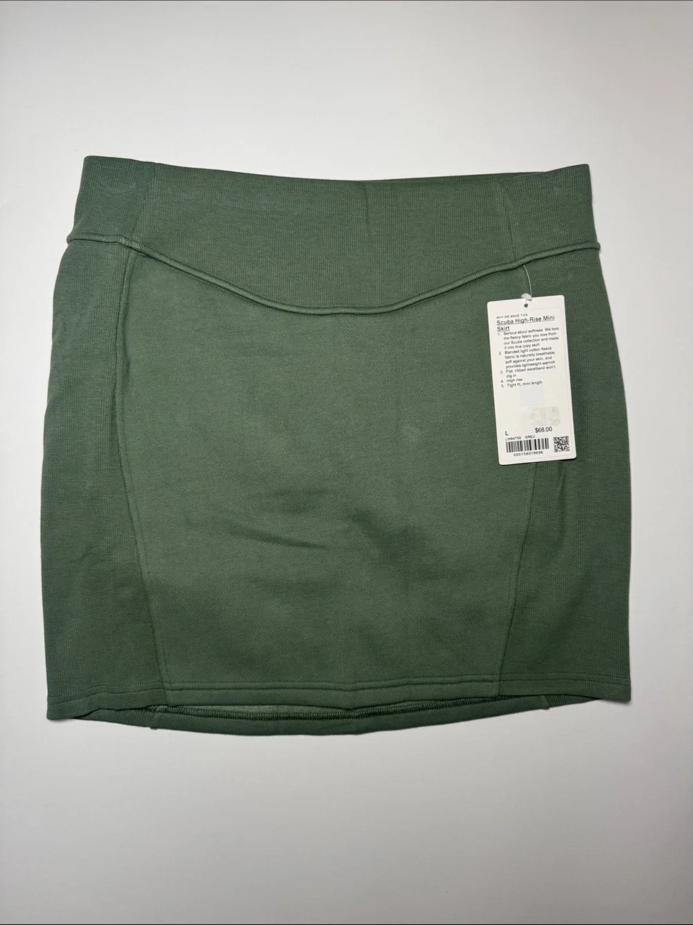 lululemon athletica Deep Olive Mini Skirt
